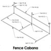 33854-3 - Douglas Sports Fence Cabana Assembly