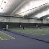 Douglas Divider Curtains installed in an indoor tennis court facility
