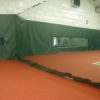 Douglas Divider Curtains installed in an indoor tennis court facility