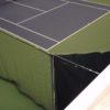Douglas Divider Curtains installed in an indoor tennis court facility