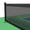 Close-up of Douglas Pickleball Court Divider
