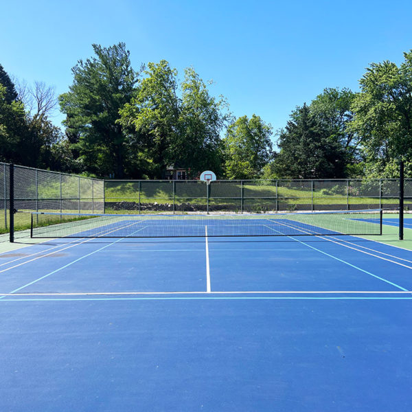 3.5" Adjustable Net System on a Unicourt