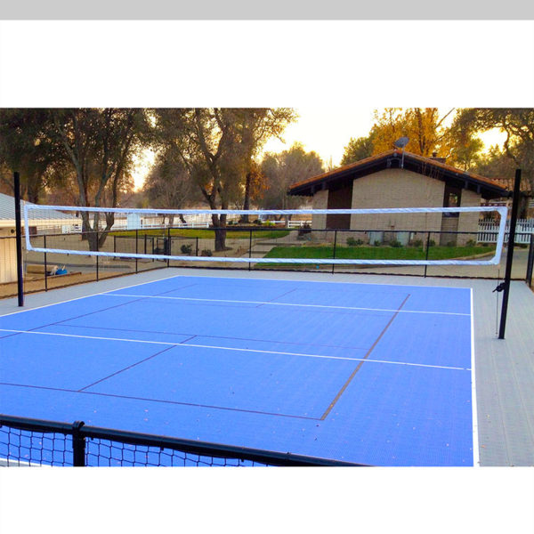 Steel 3.5" Adjustable Net System on a Unicourt