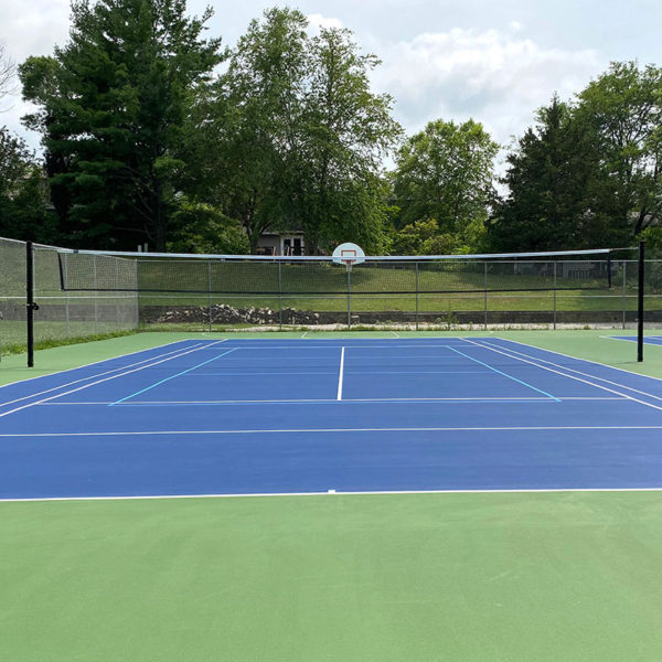 3.5" Adjustable Net System on a Unicourt