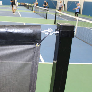 Semi-permanent Pickleball Divider System