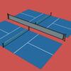 Surface Mount Pickleball Court Divider