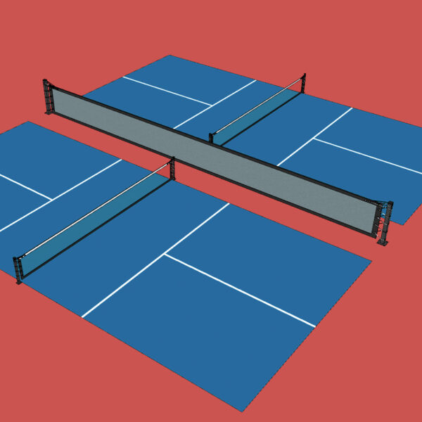 Surface Mount Pickleball Court Divider