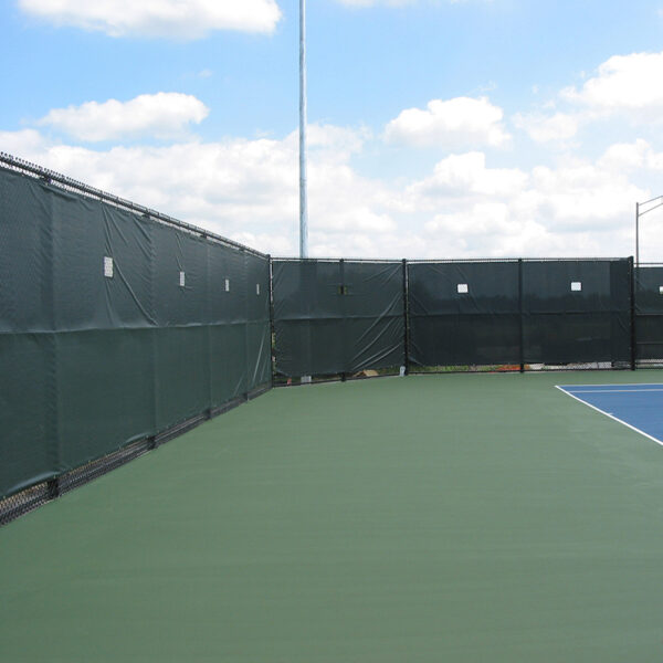 Installed VCP Windscreen Tennis Court