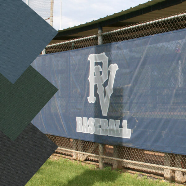 Open Blue Windscreen with Printing